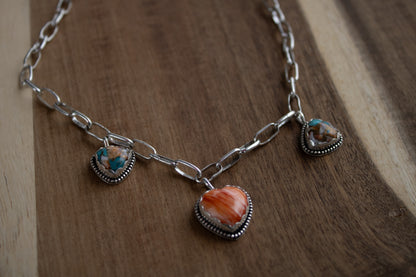 Sunset Riot Charm Necklace