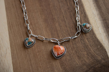 Sunset Riot Charm Necklace
