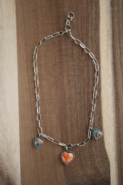 Sunset Riot Charm Necklace